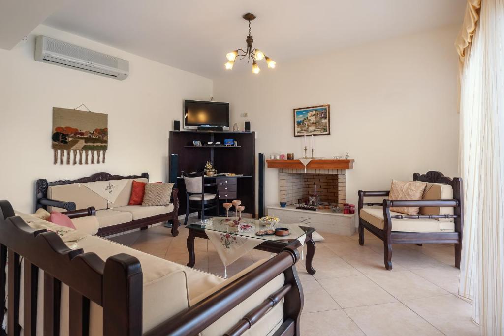 Triopetra Luxury Villas Fournou Lago Rom bilde