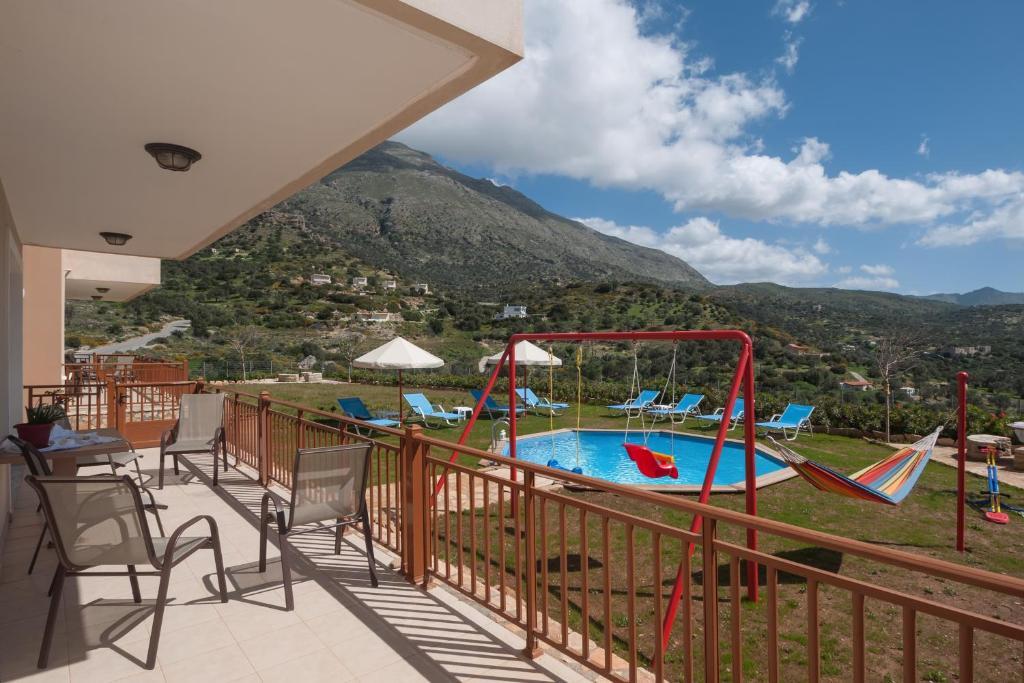Triopetra Luxury Villas Fournou Lago Rom bilde